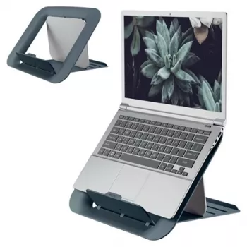 Leitz Ergo Cosy regulējams klēpjdatora statīvs, 80% pārstrādātas plastmasas