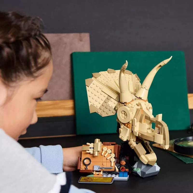 LEGO JURASSIC WORLD 76969 Dinozauru fosilijas: Triceratops galvaskauss