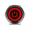 Slēdzis DELOCK 22023 19 mm 12 V ar 5 lodējamiem pieslēgumiem
