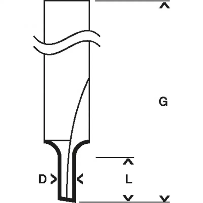 Bosch 2 608 628 376 frēzis Taisnais frēzis 1 gab.