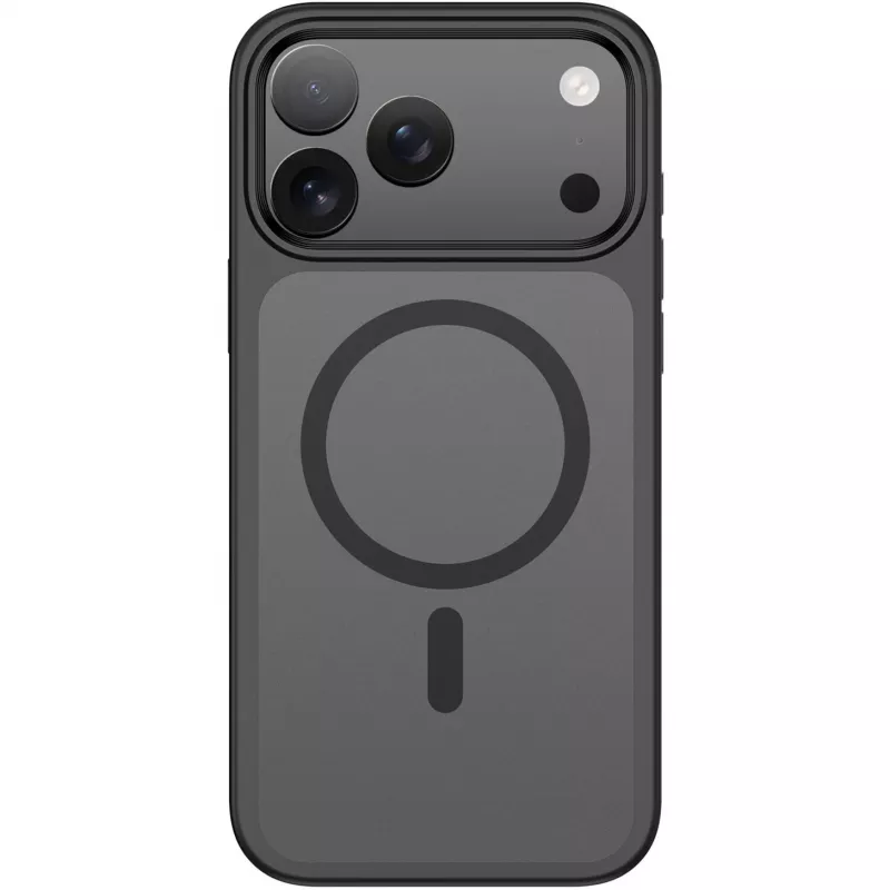 StyleShell INVISIO, Phone Case Melns, iPhone 17 Pro Max, Saderīga ar MagSafe