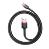 Micro USB kabelis Baseus Cafule 1,5A 2m (sarkans & melns)