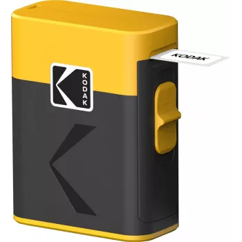 Etiķešu printera kasetes komplekts Kodak M50 Label Era, dzeltenā uzpildes kasete M50Y ar 13 etiķešu ruļļiem