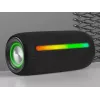 Pārnēsājams stereo skaļrunis TRACER Stripe Melns — 10 W RMS, Bluetooth/vadu, USB-A un USB-C, MicroSD, iebūvēts akumulators (līdz 5 h)
