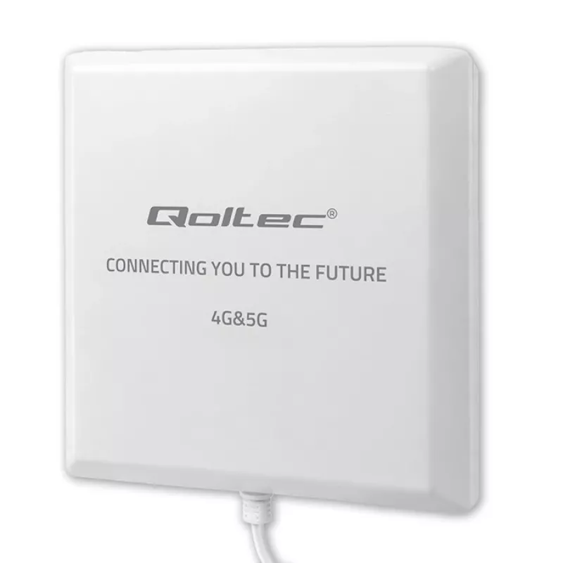 Ārējā 4G/5G LTE antena QOLTEC 9 dBi ar SMA savienotāju un 3 m kabeli