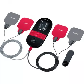Beurer EM 59 Heat TENS/EMS elektrostimulators - 64 programmas, uzlādējams akumulators