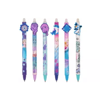 Ievelkamā dzēšamā pildspalva Cool Pack Disney Frozen 53703PTR — zila tinte, ievelkams uzgalis