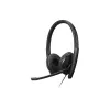 Lenovo 4XD1M45627 austiņas/headset Vadu Austiņu lente USB Type-C Melns