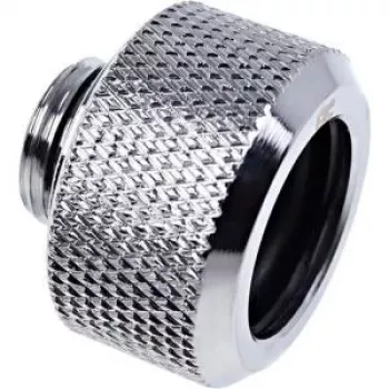 Alphacool Eiszapfen 16mm HardTube skrūvējams savienotājs G1/4 - hromēts (17265)