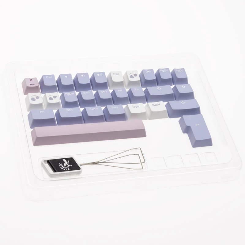 Taustiņu komplekts Ducky Macaron PBT Doubleshot 133 taustiņi mehāniskajām tastatūrām, Ducky DCA132-USMACOEPD1
