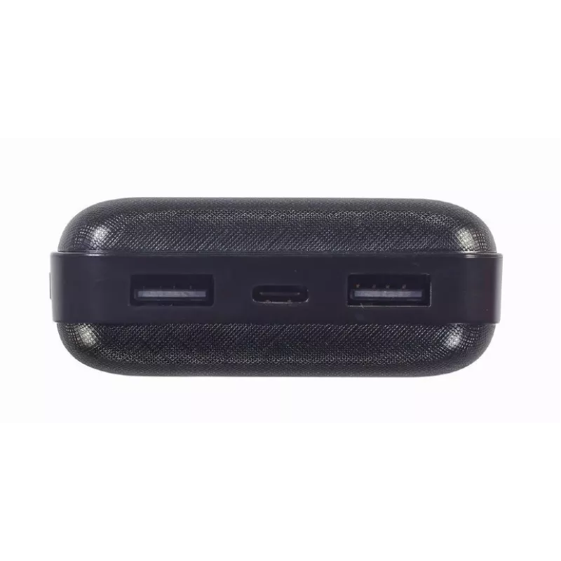 Gembird PB20-02 ārējais akumulators Litija polimērs (LiPo) 20000 mAh Melns
