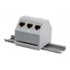 Logilink | DIN sliežu adapteris 1x RJ45 Keystone modulim | MP0053