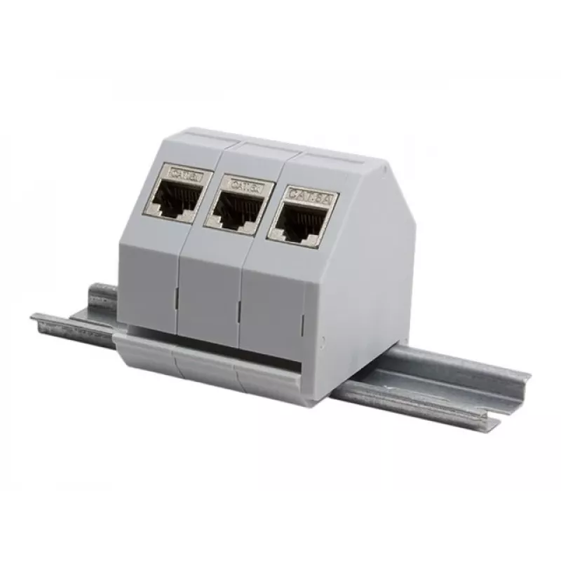 Logilink | DIN sliežu adapteris 1x RJ45 Keystone modulim | MP0053