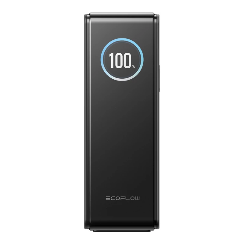 Ārējais akumulators EcoFlow RAPID EF-RAPID25K140W-B-EU 25000 mAh, 3 pieslēgvietas (2×USB-C, 1×USB-A), Melns