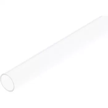 HardTube 12/10mm akrils (PMMA) caurspīdīgs 60cm, caurule caurspīdīga, 4 gab. komplekts