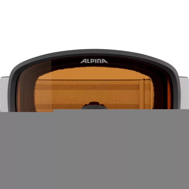 Alpina Piney 2.0 slēpošanas brilles bērniem, baltas matētas