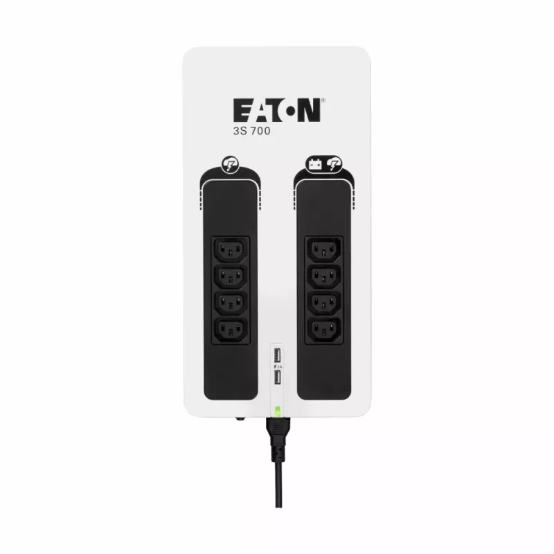 Eaton 3S700I nepārtrauktās barošanas avots (UPS) Standby (Offline) 0.7 kVA 420 W 8 AC kontaktligzdas