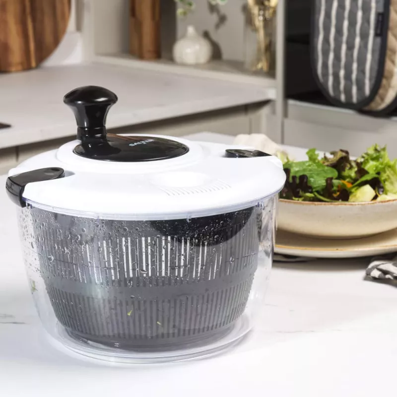 Salter salātu centrifūga BW13899EU7, 5 L ietilpība, BPA nesaturoša plastmasas bļoda un grozs