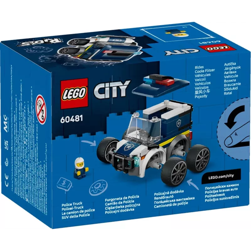 LEGO CITY 60481 Rides - Policijas kravas automašīna