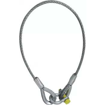 Drošības trose EUROLITE 1500 x 10 mm ar važu, kravnesība līdz 400 kg
