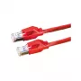 DRAKA savienotājkabelis Cat.6 E klase S/FTP UC900 TM21 LSOH sarkans 0,5m
