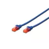 Tīkla kabelis Digitus CAT 6 U/UTP RJ-45 Cat6 3m zils