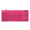 Spēļu tastatūra Logitech G 920-013249 USB AZERTY franču rozā bez ciparu bloka