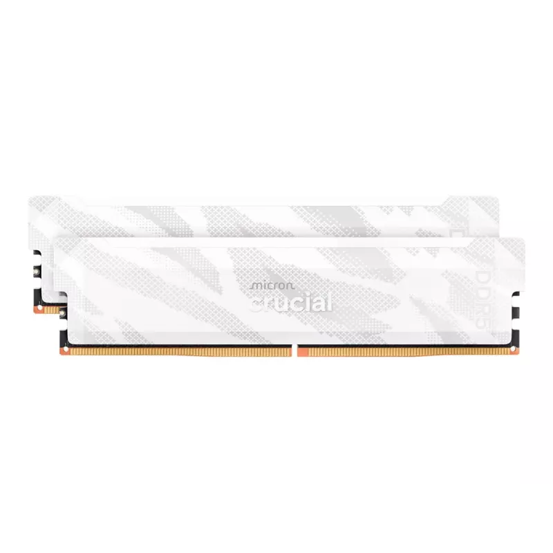 Crucial Pro OC 32GB (2x16GB) DDR5 PC5-48000C32 6400MHz Dual Channel Kit - balta