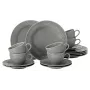 Porcelāna kafijas servīze SELECT Beat Color Glaze 6 personām, balta