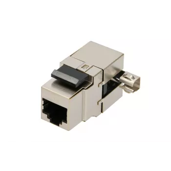 Keystone ligzda Extralink CAT6 STP RJ45, sievišķā, tērauda krāsa, 1 gab.