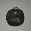 Duffel bag The North Face Base Camp S — 50 L, neilons/poliesteris, melna/balta
