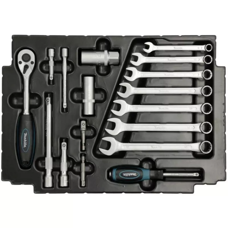 Makita E-08713 mehāniķa instrumentu komplekts 120 instrumenti