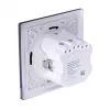 Kontaktligzda Type F Fibaro FGWSONF-011-8, 1 ligzda, 110–230V, 50/60Hz, melna