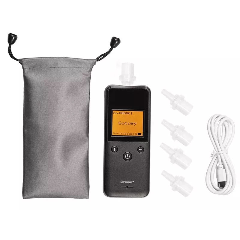 Tracer BreathEZ-2B pusvadītāju alkometrs, melns