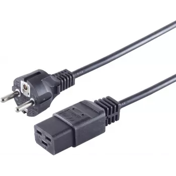 Power kabelis Melns 3 m S/CONN 60015-S