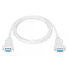 Assmann Zero-Modem savienojuma kabelis. D-Sub9 F/F. 1,8 m. snap-hoods. bēšs (AK-610100-018-E)