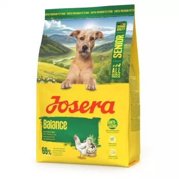 Sausā suņu barība JOSERA Senior Balance 3 kg — pilnvērtīgs uzturs vecākiem suņiem