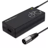 Lādētājs elektriskajam velosipēdam 36V 42V 2A 3P XLR 18mm