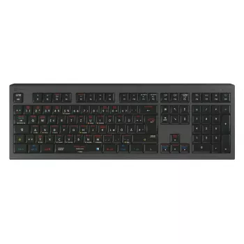 Logickeyboard LKB-OSX-A2M-DE tastatūra USB QWERTZ vācu melna (LKB-OSX-A2M-DE)