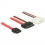 SATA kabelis DeLOCK 84791 0.7m SATA 13-pin SATA 7-pin + Molex