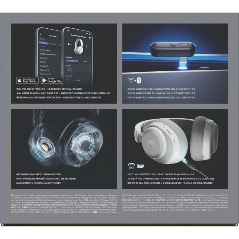 Austiņas Steelseries Arctis Nova 3P