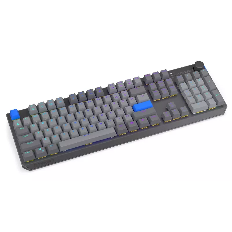 Bezvadu tastatūra ENDORFY Thock V2 — ergonomisks izkārtojums, RGB apgaismojums, bezvadu savienojums