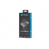 USB centrālmezgls NATEC Cricket USB 3.2 Gen 1 Type-A ar RJ-45 Ethernet 1000 Mbit/s, alumīnija korpuss, melns