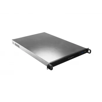 Rack Chassis Lanberg SC01-6501-12B 1U Melns 8 ventilatori HDD SSD