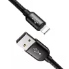 BASEUS Colorfone CAMLT-BSY01 USB kabelis 1.2 m USB A 3 x USB C Melns, Sarkans, Zils