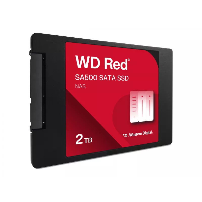 SSD disks Western Digital Red SA500 2TB 2.5 collas SATA III, 3D NAND, NAS