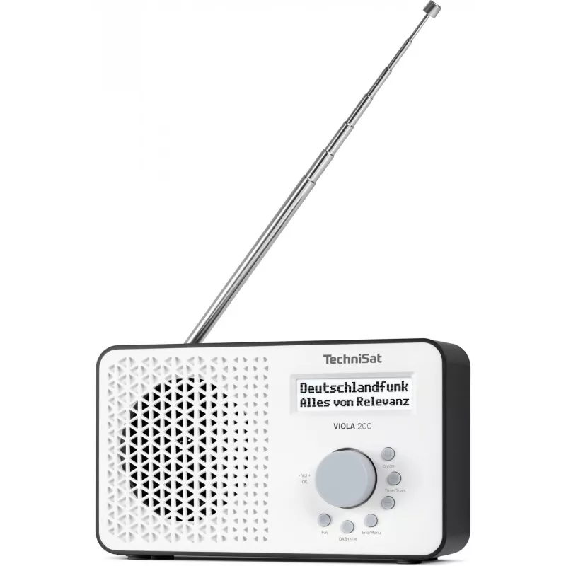 TV uztvērējs TECHNISAT VIOLA 200 balts/melns HD DVB‑S2