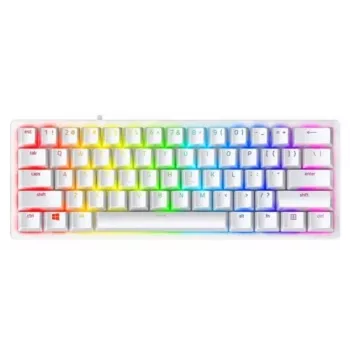 Razer Huntsman V3 Pro Mini tastatūra spēlēm USB balta optisko taustiņu slēdži RGB LED