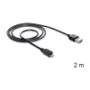 USB kabelis DeLOCK EASY-USB 2.0-A Micro-B 2m