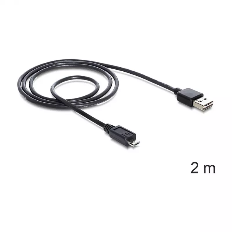 USB kabelis DeLOCK EASY-USB 2.0-A Micro-B 2m